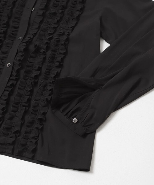 URBAN RESEARCH ROSSO（アーバンリサーチロッソ）の「フロントフリルデザインブラウス（シャツ/ブラウス・レディース・SAX/LEMON/BLACK・Free）」の14枚目の写真