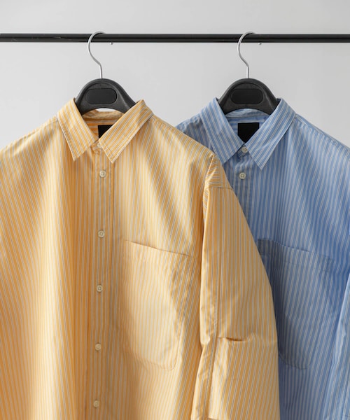 URBAN RESEARCH(アーバンリサーチ)の「DAIWA PIER39 TECH REGULAR COLLAR SHIRT L/S STRIPE(シャツ/ブラウス・メンズ・SAX/BRIGHTYEL・M/L/XL)」の14枚目の写真