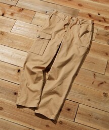 nissen | 【快適設計】ストレッチイージーアンクルカーゴパンツ(風が通るベンチレーション切替付）(パンツ)