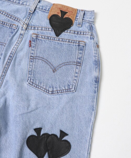 URBAN RESEARCH(アーバンリサーチ)の「TanC TOKYO W.SPADE PATCH BUGGY REMAKE DENIM(デニムパンツ・レディース・BLUE1/BLUE2/BLUE3/BLUE4・28/30)」の15枚目の写真
