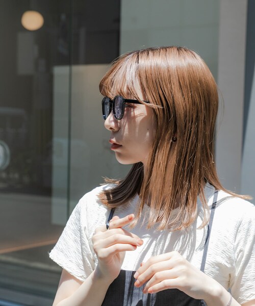 SMELLY（スメリー）の「ボスリントンサングラス（メガネ・レディース・M.BLK/BLK/Y.CLR/CLR・-）」の22枚目の写真