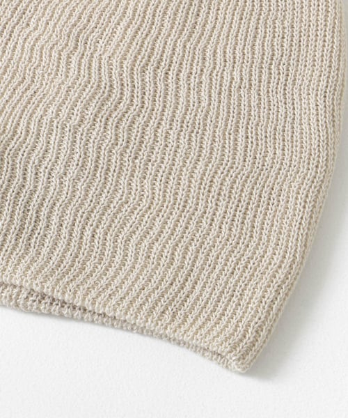 URBAN RESEARCH DOORS（アーバンリサーチドアーズ）の「和紙ビーニー（ニットキャップ/ビーニー・レディース・NATURAL/CHARCOAL・one）」の10枚目の写真