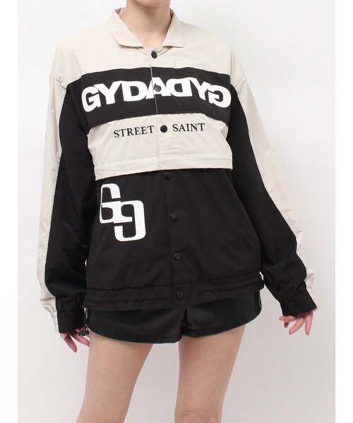 GYDA(ジェイダ)の「2WAY GYDADYGブルゾン(ブルゾン・レディース・ブラック/ピンク/ブルー・F)」の2枚目の写真