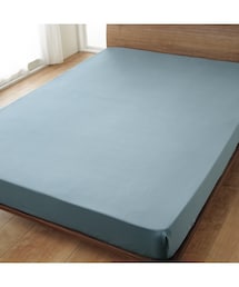 nissen | 綿１００％サテン織りベッドシーツ（マットレス用）(寝具)