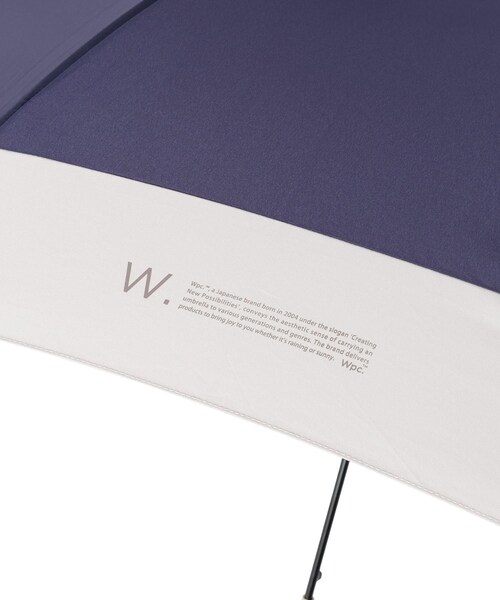 ROPE' PICNIC（ロペピクニック）の「【Wpc.】切り継ぎプレーン長傘/晴雨兼用・UVカット（長傘・レディース・ネイビー系/ピンク・F）」の5枚目の写真