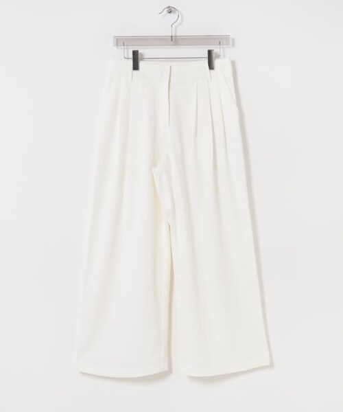 URBAN RESEARCH(アーバンリサーチ)の「STUDIO DOE Three-tuck Wide Pants(その他パンツ・レディース・DARK GREY/BLACK/PINK/WHITE・M/S/XS)」の10枚目の写真