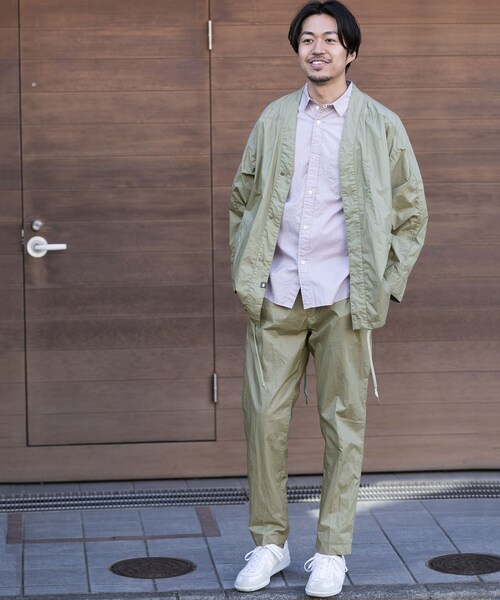 URBAN RESEARCH（アーバンリサーチ）の「コーティングタイプライターレイバーシャツ∴（ミリタリージャケット・メンズ・KHAKI/CHARCOAL・S/M/L）」の17枚目の写真