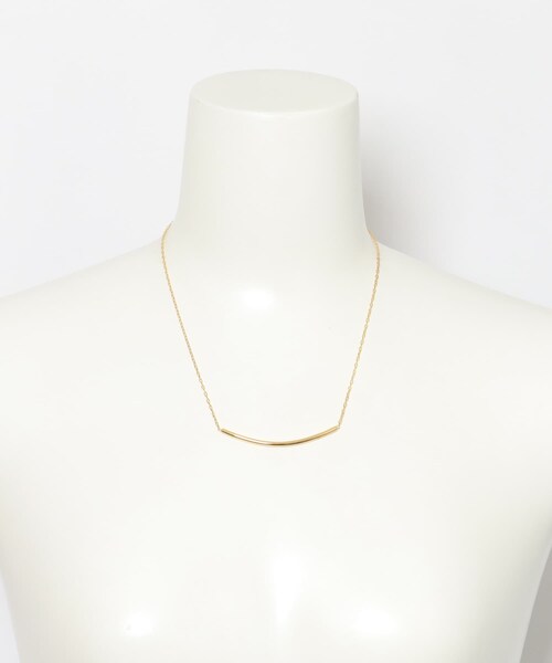 URBAN RESEARCH ROSSO（アーバンリサーチロッソ）の「Curvy line necklace（ネックレス・レディース・GOLD・Free）」の6枚目の写真