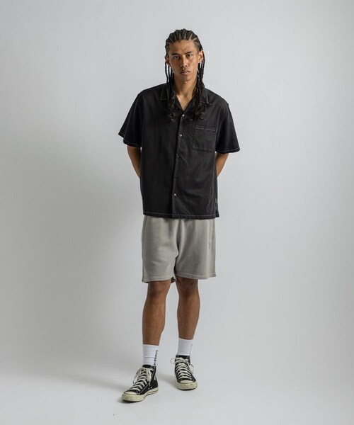 Saturdays NYC(サタデーズ ニューヨークシティ )の「Canty Stitch Color Shirt(シャツ/ブラウス・レディース・ブラック/オリーブ・L/M/S/XL)」の21枚目の写真