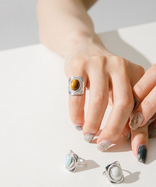 URBAN RESEARCH（アーバンリサーチ）の「MARIHA　Wish Stones リング S（リング・レディース・タイガーアイ/ハウライト・3/5）」の11枚目の写真