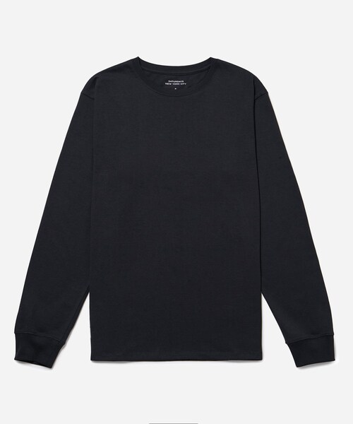 Saturdays NYC(サタデーズ ニューヨークシティ )の「Two Pack Standard Ls Tee(Tシャツ/カットソー・メンズ・ブラック/ホワイト・L/M/S/XL)」の5枚目の写真