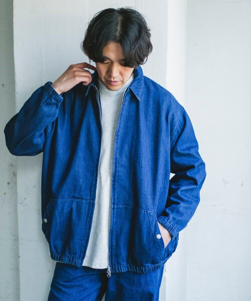 URBAN RESEARCH DOORS（アーバンリサーチドアーズ）の「Denim Zip Blouson（デニムジャケット・メンズ・INDIGO/ONE WASH・M/L/XL）」の8枚目の写真