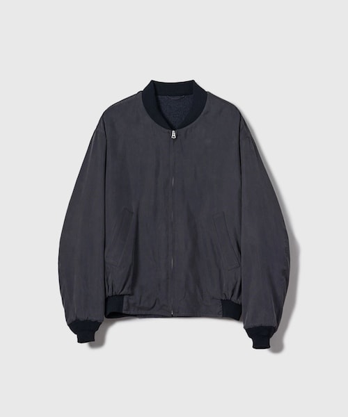 ADAM ET ROPE'（アダムエロペ）の「【KAPTAIN SUNSHINE】Silk Bomber Jacket（その他アウター・メンズ・ブラック・3/4）」の2枚目の写真