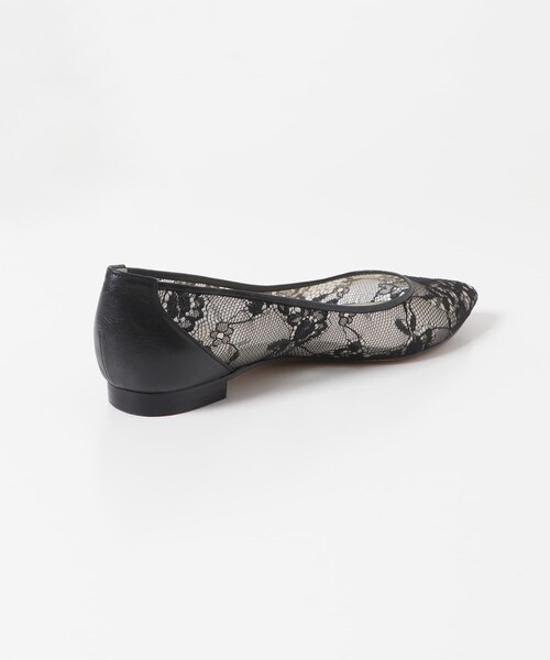 URBAN RESEARCH ROSSO（アーバンリサーチロッソ）の「VINAIGRETTE　FLAT LACE POINTED PUMPS（シューズ小物/雑貨・レディース・BLACK・22.5/23/23.5/24）」の5枚目の写真