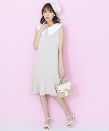 marun | 大きいサイズ ビッグカラーワンピース marun(ワンピース)