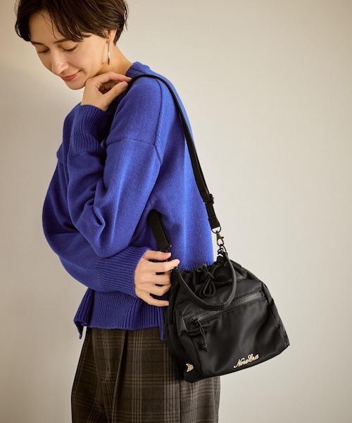 ROPE' PICNIC（ロペピクニック）の「【NEW ERA(R)/ニューエラ別注】2WAY DRAWSTRING POUCH（ショルダーバッグ・レディース・ブラック・F）」の21枚目の写真