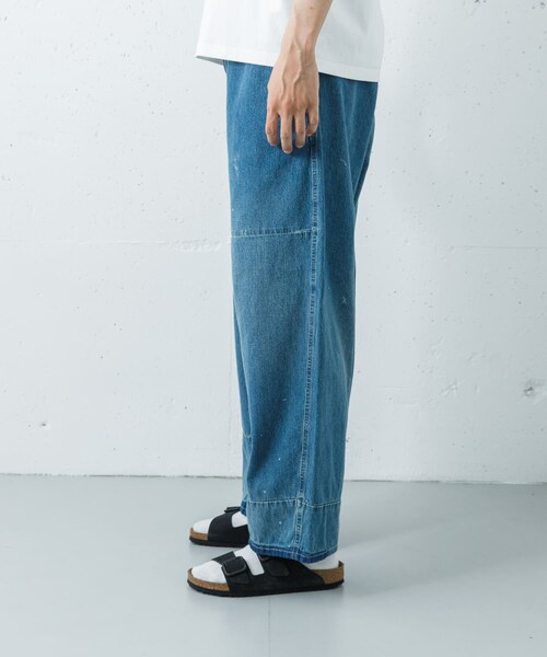 URBAN RESEARCH(アーバンリサーチ)の「PORTER CLASSIC BREAKFAST DENIM FATTY PANTS(デニムパンツ・メンズ・BLUE・2/3)」の5枚目の写真