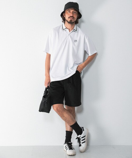 URBAN RESEARCH Sonny Label（アーバンリサーチサニーレーベル）の「OOPS　吸水速乾ラインポロシャツ（ポロシャツ・メンズ・OFF/NAVY・M/L/XL）」の17枚目の写真