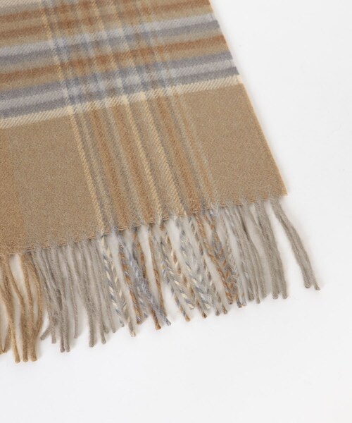 URBAN RESEARCH（アーバンリサーチ）の「THE INOUE BROTHERS　Brushed Scarf Check（マフラー・メンズ・Check Bk/Check Grey/Check Grn/Check Beg・One）」の15枚目の写真