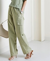 nissen | 軽くてやわらか綿ナイロンカーゴパンツ(接触冷感・UVカット)＜大きいサイズ有＞(カーゴパンツ)