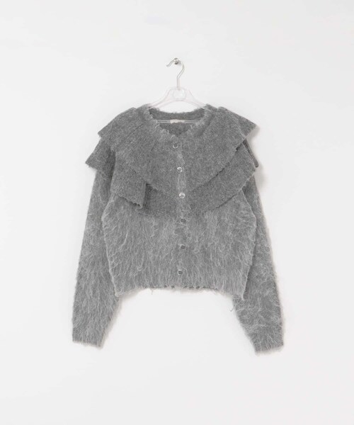 LAATO（ラート）の「frill frill knit cardigan（ニット/セーター・レディース・ラテ/シャドウ/モス/ハニー・FREE/Free）」の11枚目の写真