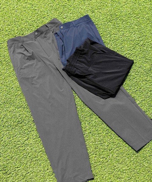 ITEMS URBANRESEARCH(アイテムズ アーバンリサーチ)の「シルキーナイロン 多機能 タックパンツ(その他パンツ・メンズ・CHA/BLK/NVY・M/L)」の19枚目の写真