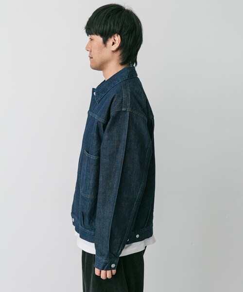 URBAN RESEARCH DOORS（アーバンリサーチドアーズ）の「ENDS and MEANS　Denim Jacket（デニムジャケット・メンズ・Indigo/Black・M/L）」の9枚目の写真