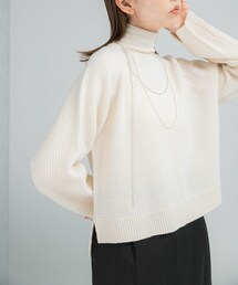 URBAN RESEARCH ROSSO WOMEN | スーパーファインラムズウールショートニット(ニット/セーター)