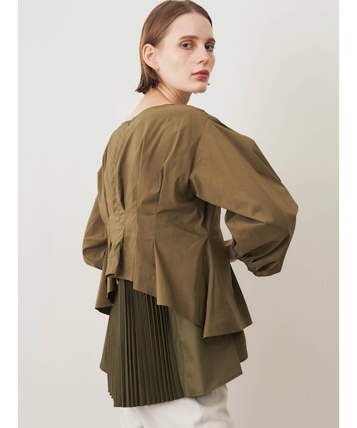 BACK PLEATS LAYERED LSL BLの20枚目の写真