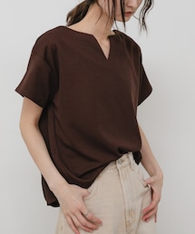SENSE OF PLACE by URBAN RESEARCH | キーネックミラノリブTシャツ(Tシャツ/カットソー)