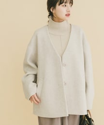 ITEMS URBANRESEARCH | ノーカラーコクーンジャケット(ノーカラージャケット)