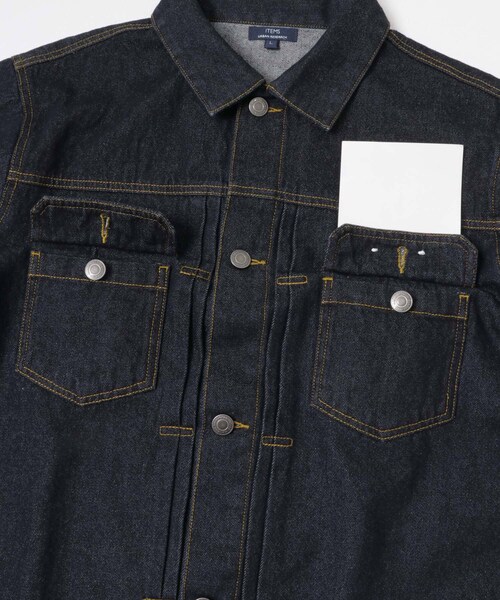 ITEMS URBANRESEARCH（アイテムズ アーバンリサーチ）の「SOFT FEEL DENIM 2NDジャケット（デニムジャケット・メンズ・BLACK/GRAY/INDIGO BLU・M/L）」の12枚目の写真