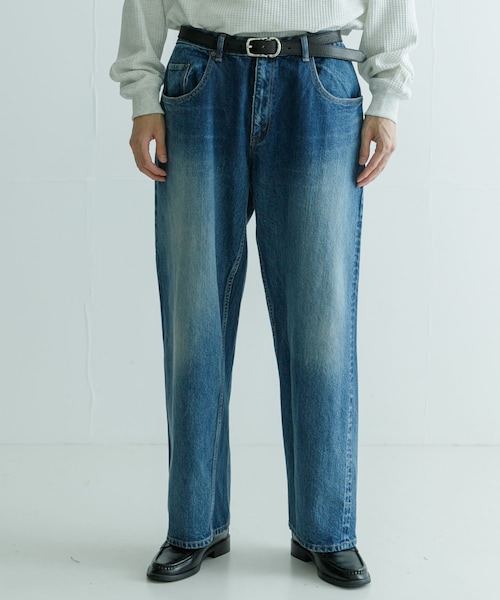 URBAN RESEARCH（アーバンリサーチ）の「CIOTA　Baggy 5 Pocket Pants（デニムパンツ・メンズ・MDB Damage・30/32/34）」の2枚目の写真