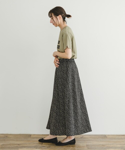ITEMS URBANRESEARCH（アイテムズ アーバンリサーチ）の「ガラロングスカート（スカート・レディース・BLK/BRN・FREE）」の9枚目の写真