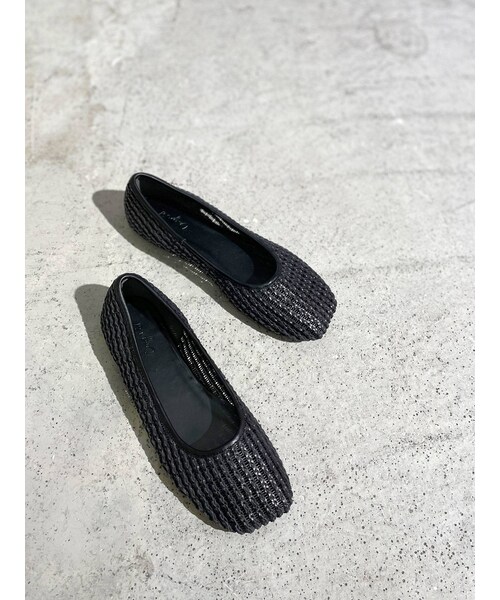 Ungrid（アングリッド）の「透かし編みフラットシューズ（その他シューズ・レディース・オフホワイト/ブラック/キャメル・S/M/L）」の22枚目の写真