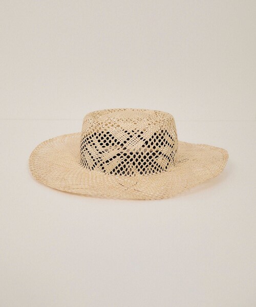 ADAM ET ROPE'（アダムエロペ）の「【chisaki】WONDER FULL LIFE × chisaki Natural grass（ハット・レディース・キナリ・F）」の20枚目の写真