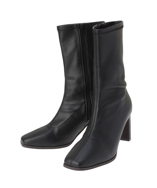 dazzlin（ダズリン）の「アンクルミドルブーツ（ブーツ・レディース・アイボリー/ブラック/ベージュ・M/L）」の16枚目の写真