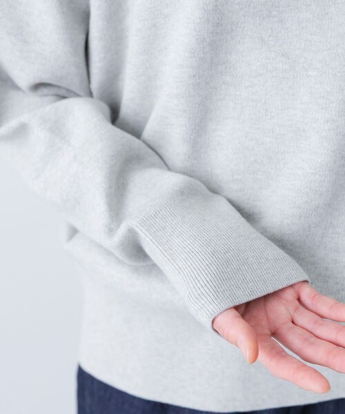 かぐれ（カグレ）の「コットンスウェットニット（ニット/セーター・レディース・LIGHT GRAY/DARK NAVY・Free）」の15枚目の写真