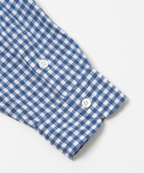 URBAN RESEARCH（アーバンリサーチ）の「PORTER CLASSIC　ROLL UP LINEN GINGHAM SHIRTS（シャツ/ブラウス・メンズ・BLACK/F.BLUE/RED・L/XL/XXL）」の18枚目の写真