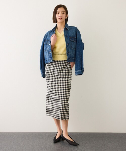 ROPE'（ロペ）の「ピンタックサマーノースリーブニット/イージーケア（ニット/セーター・レディース・ホワイト系/クリーム・F）」の11枚目の写真