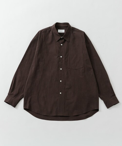 URBAN RESEARCH（アーバンリサーチ）の「new basic　QUIET REGULAR SHIRTS（シャツ/ブラウス・メンズ・ECRU/BROWN/BEIGE・M/L/XL）」の14枚目の写真