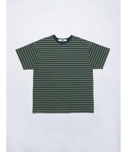EMODA（エモダ）の「【VEQUM】HIGH GAUGE BORDER T SHIRT（その他・レディース・アイボリー/グリーン/ネイビー・F）」の2枚目の写真