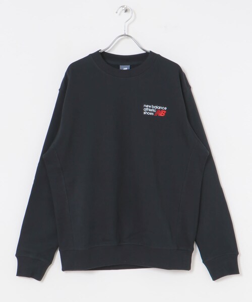 URBAN RESEARCH Sonny Label（アーバンリサーチサニーレーベル）の「NEW BALANCE　プレミアムロゴスウェットクルー（スウェット・メンズ・アッシュヘザー/ブラック/パーマフロスト・M/L/XL）」の5枚目の写真