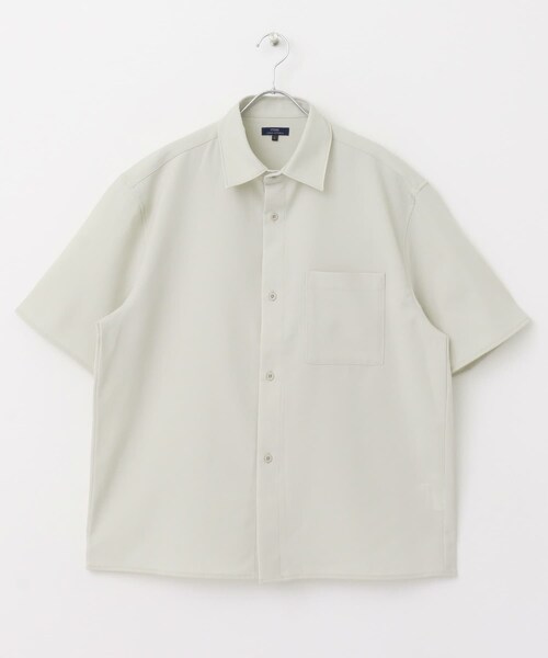 ITEMS URBANRESEARCH（アイテムズ アーバンリサーチ）の「ドライタッチ レギュラーカラー 半袖シャツ（シャツ/ブラウス・メンズ・IVO/MNT/BLU/CHA・M/L）」の13枚目の写真