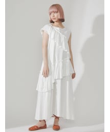 merry jenny | アシメフリルカットロングワンピース(ワンピース)