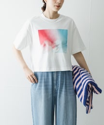 URBAN RESEARCH | NEW BALANCE　NB GREYフォトTシャツレッド(Tシャツ/カットソー)