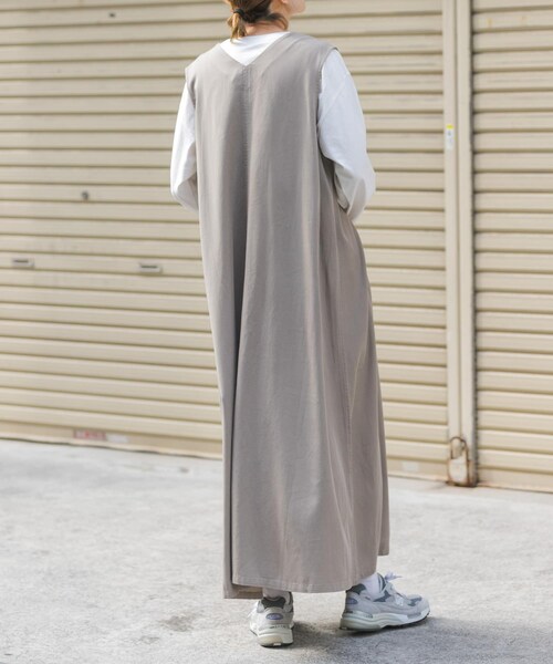 URBAN RESEARCH DOORS(アーバンリサーチドアーズ)の「FORK&SPOON フロントタックフレアワンピース(ワンピース・レディース・BLACK/BEIGE/DARKGREEN・1/2)」の19枚目の写真
