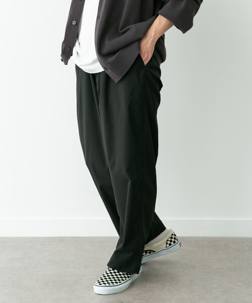 URBAN RESEARCH Sonny Label（アーバンリサーチサニーレーベル）の「リネンタッチポリエステルイージーパンツ（その他パンツ・メンズ・ブラック/チャコール/ネイビー・M/L）」の7枚目の写真
