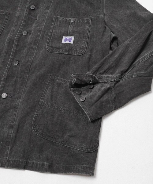 URBAN RESEARCH(アーバンリサーチ)の「Needles COVERALL SUMI DYE(デニムジャケット・メンズ・BLACK・S/M)」の8枚目の写真