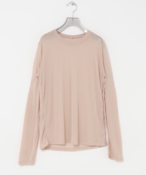 URBAN RESEARCH(アーバンリサーチ)の「BASERANGE LONG SLEEVE T-SHIRTS(Tシャツ/カットソー・レディース・BLACK/OCULAR/HAPTIC・S)」の3枚目の写真
